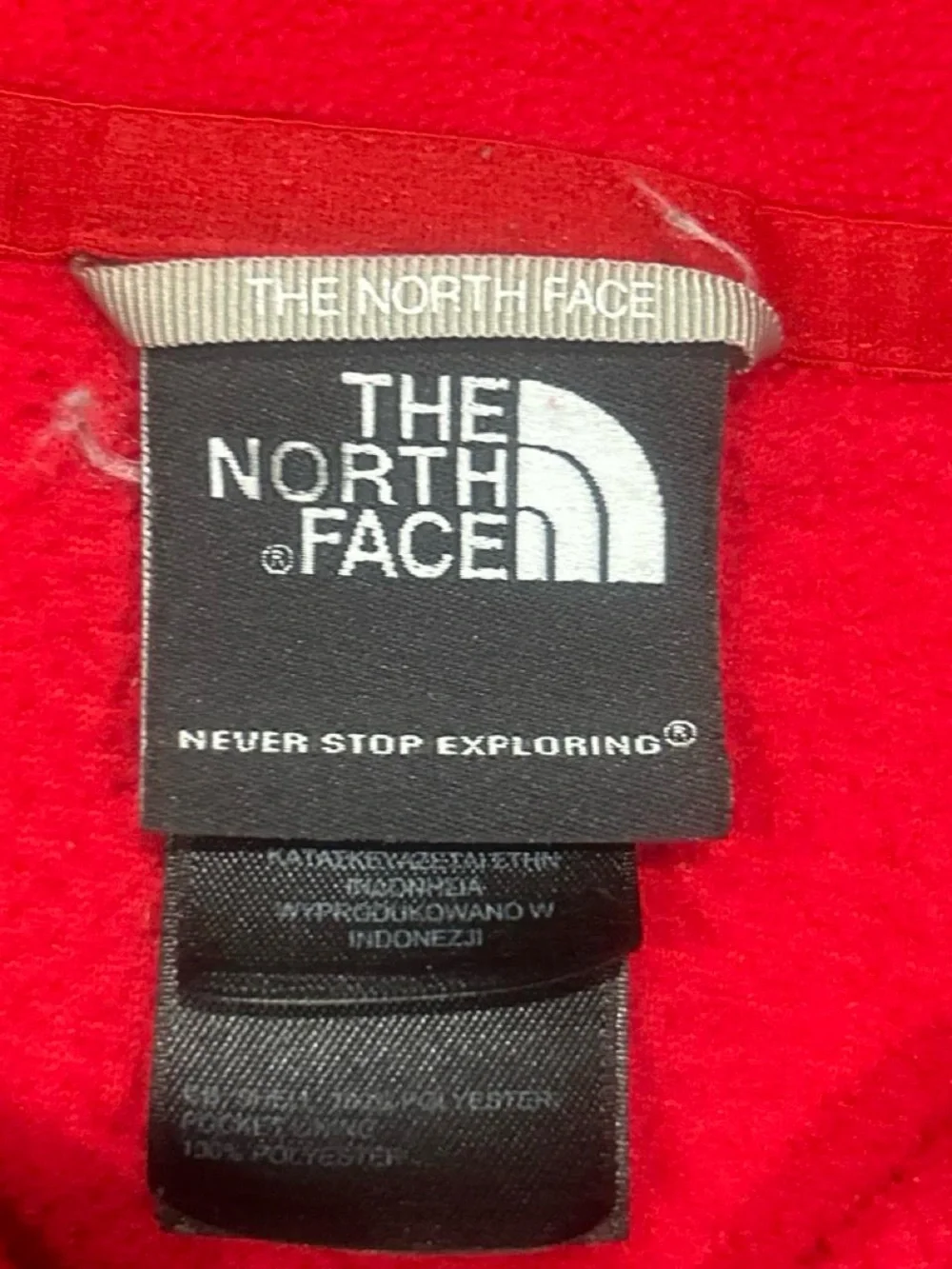 The North Face Men’s Red Full-Zip Fleece Jacket